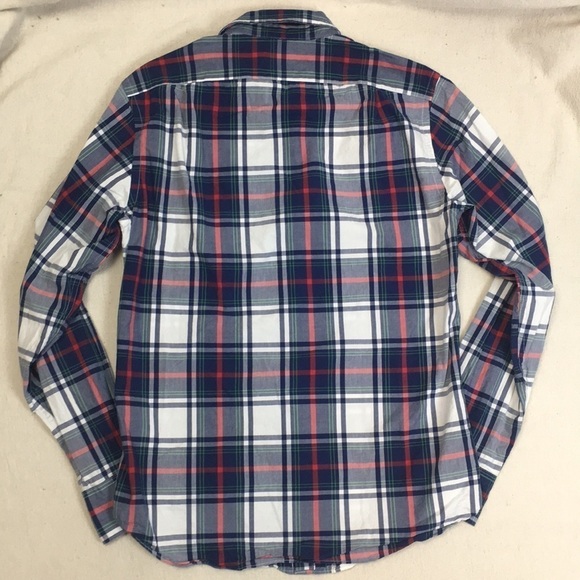 J Crew Slim Fit 100% Cotton summer plaid Shirt - Picture 7 of 8